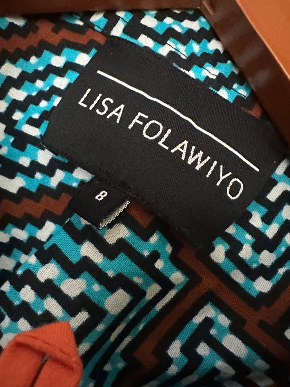 Lisa Folawiyo Ankara Dress – Tailored Fit, Designer Piece - Size 4 - Picture 7 of 11